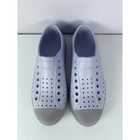 Native Shoes Sneakers Jefferson US W9 M7 Powder Purple Perforated Comfort Water - Picture 5 of 9